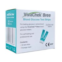 VivaChek Bree Blood Glucose Test Strips (50 Pcs)